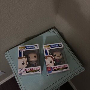 Funko Pop! Ricky Bobby and Cal Naughton Jr. Figures
